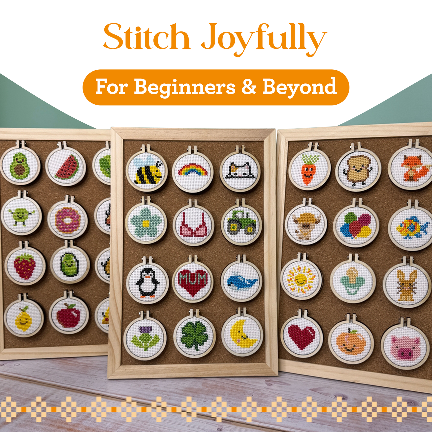 Bestie-boos! Mini Matchbox Cross Stitch Kit