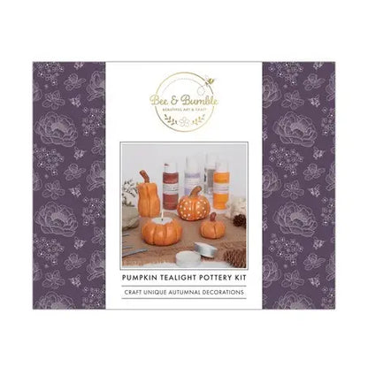 Pumpkin Tealight Pottery Kit